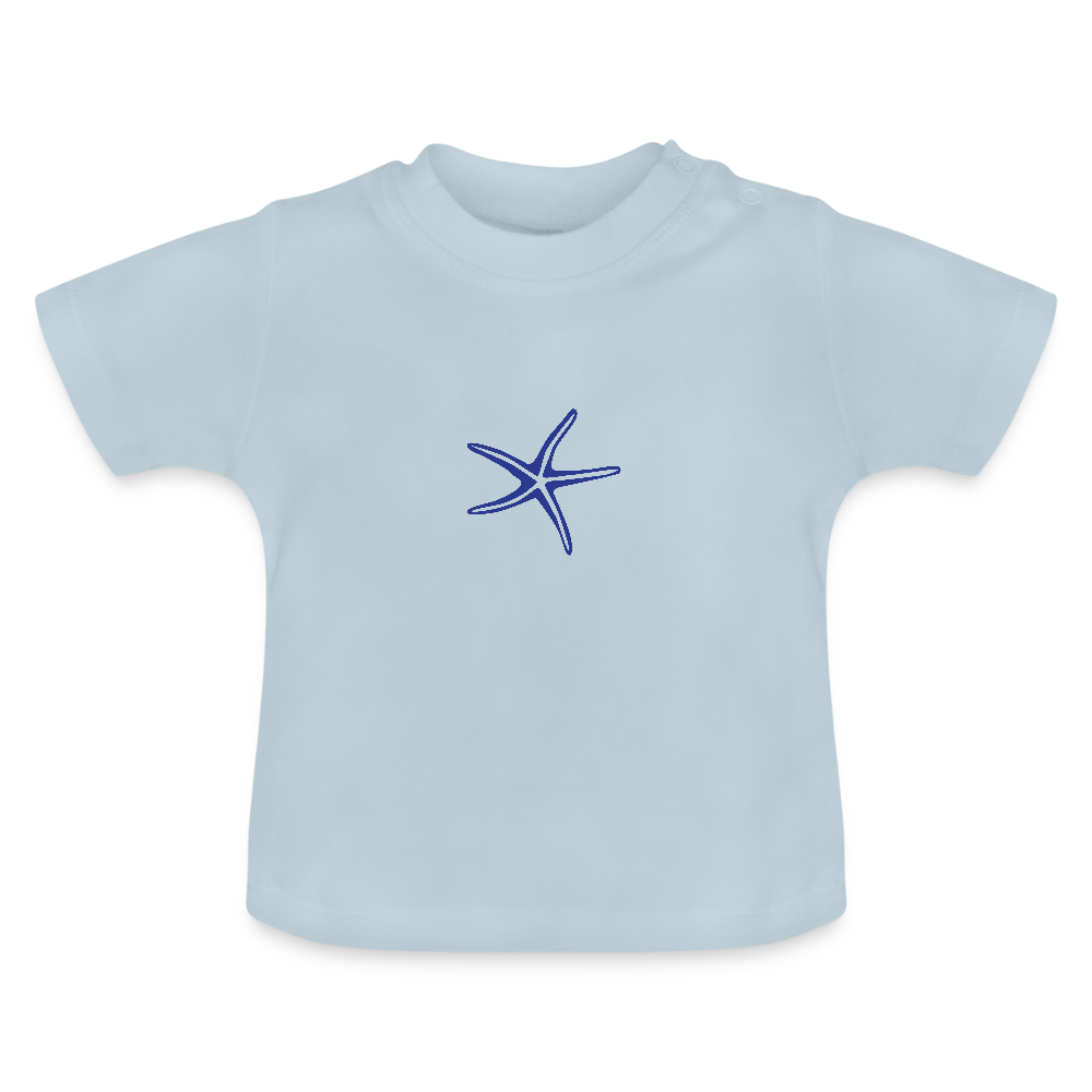 Baby T-Shirt Seestern - Hellblau