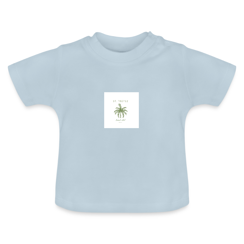 Baby T-Shirt St. Tropez Beachclub - Hellblau