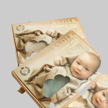 Babydecke aus 100 % Merinowolle