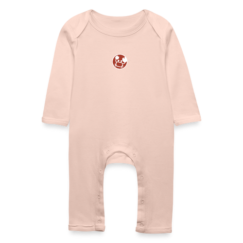 Baby Bio Strampler Sternzeichen Krebs 01 - Kristallrosa