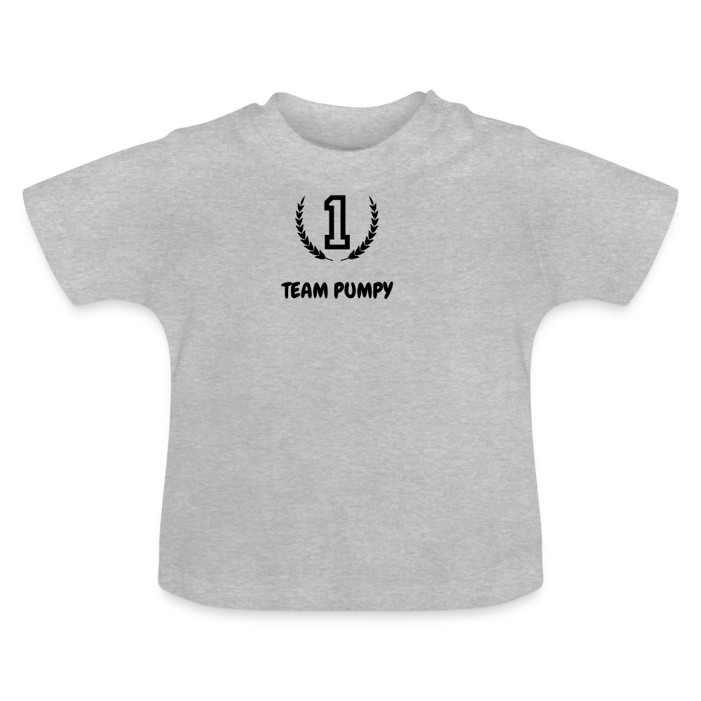 Baby T-Shirt Teeam Pumpy No. 1 - Grau meliert