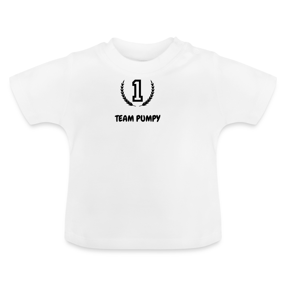 Baby T-Shirt Teeam Pumpy No. 1 - Weiß