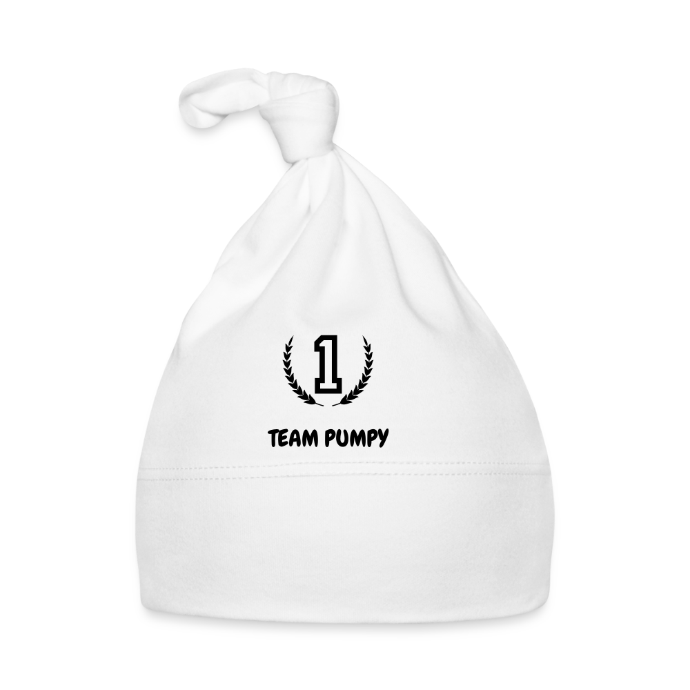 Baby Mütze Team Pumpy No. 1 - Weiß