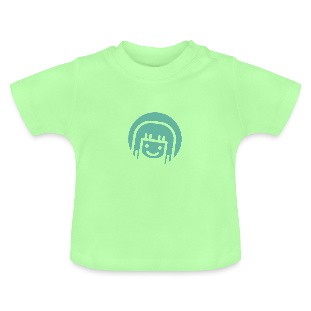 Baby T-Shirt Sternzeichen Jungfrau - Mintgrün