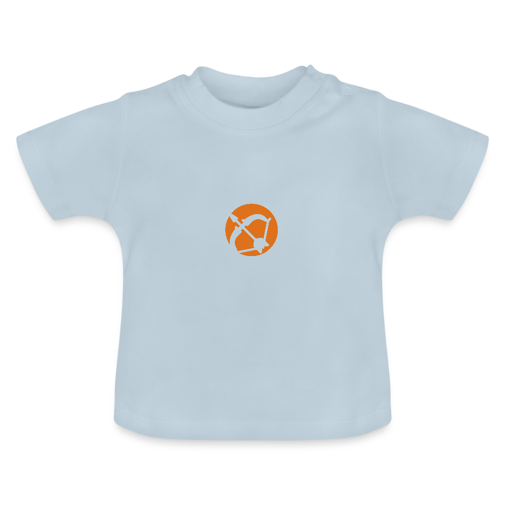 Baby T-Shirt Sternzeichen Schütze - Hellblau