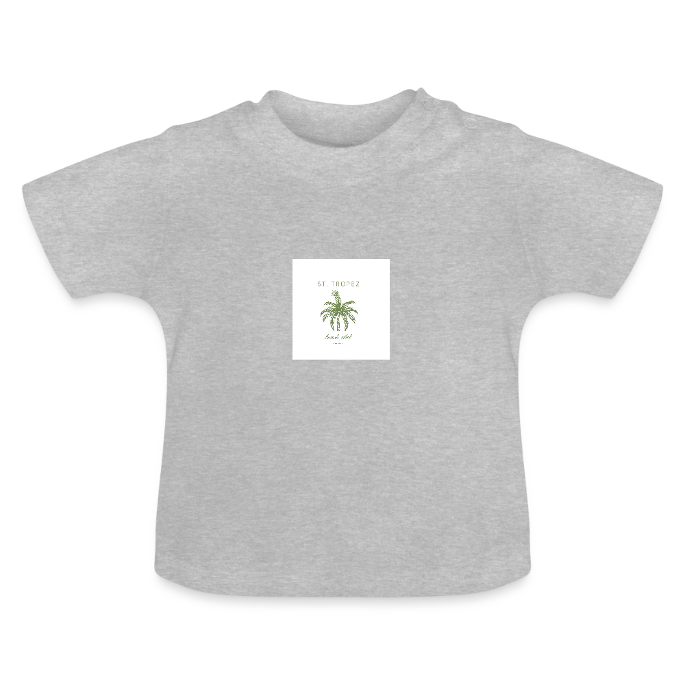 Baby T-Shirt St. Tropez Beachclub - Grau meliert