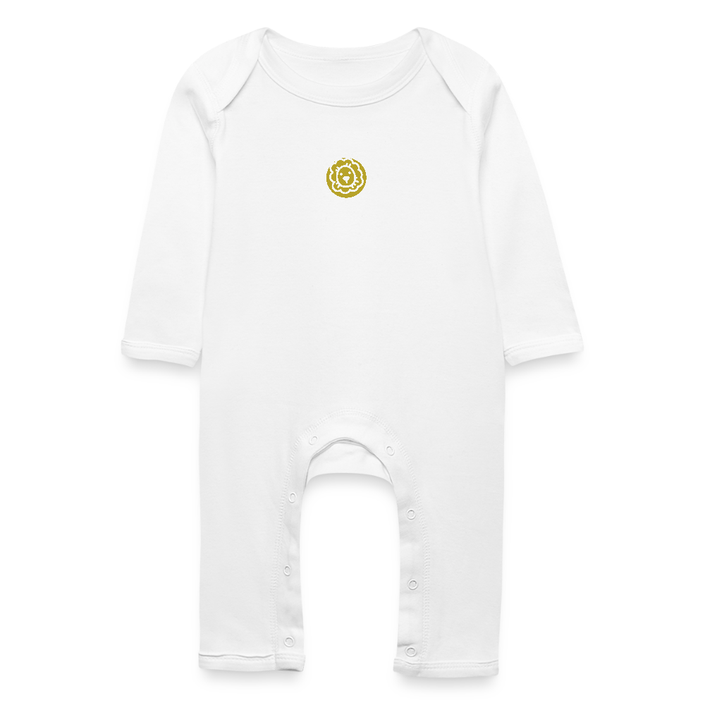 Baby Bio Strampler Sternzeichen Löwe - Weiß