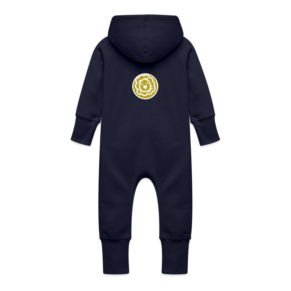 Baby Bio Sweat Overall mit Kapuze - Navy