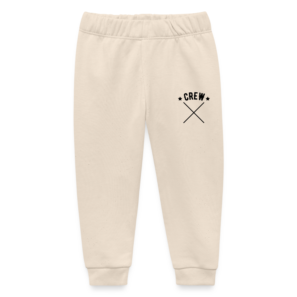 Baby Bio-Jogginghose CREW - Weißgrau