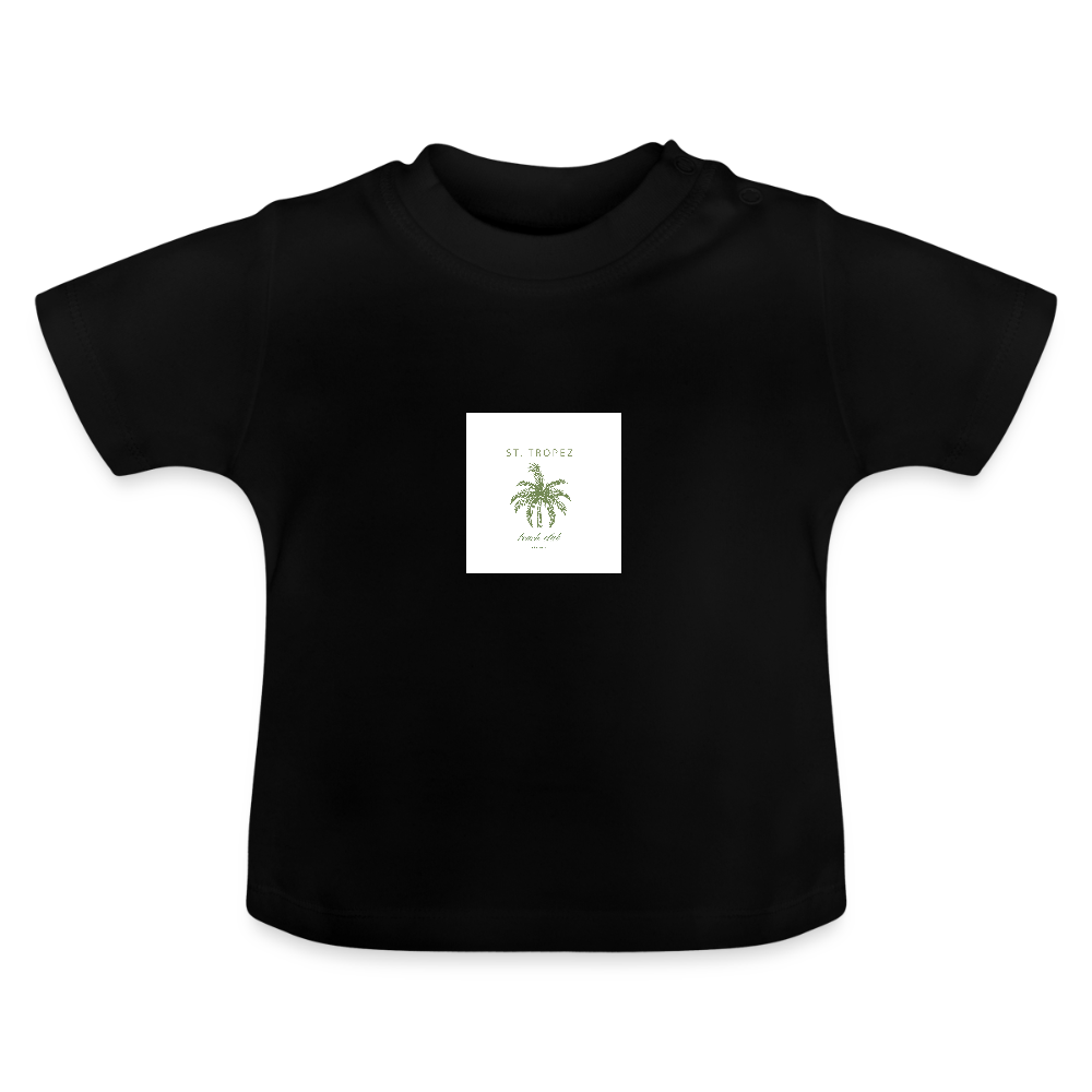 Baby T-Shirt St. Tropez Beachclub - Schwarz