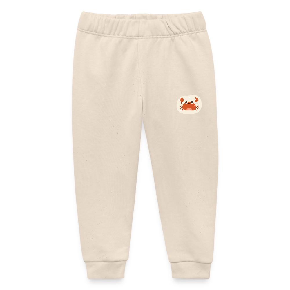 Baby Bio-Jogginghose Sternzeichen Krebs 02 - Weißgrau