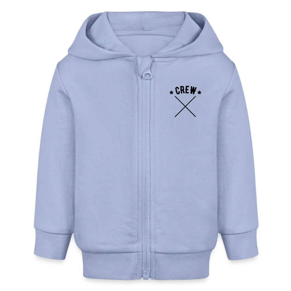 Baby Bio Hoodie mit Reißverschluss - Sky