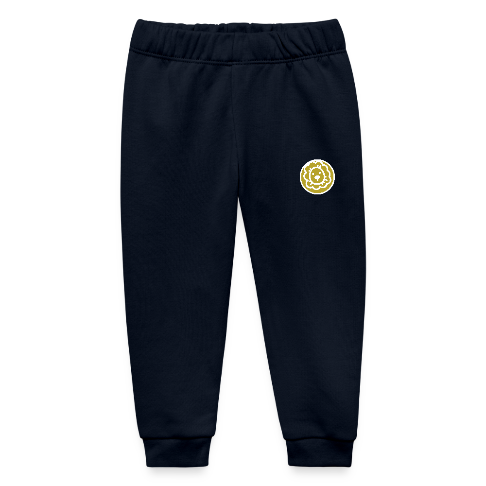 Baby Bio-Jogginghose Sternzeichen Löwe 01 - Navy