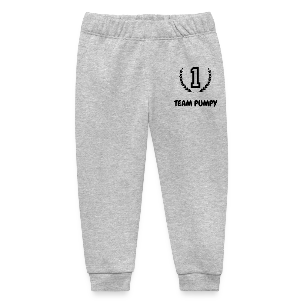 Baby Bio-Jogginghose Team Pumpy No.1 - Grau meliert