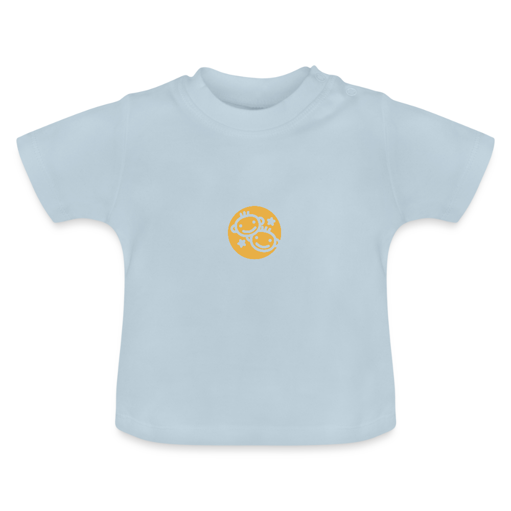Baby T-Shirt Sternzeichen Zwilling - Hellblau