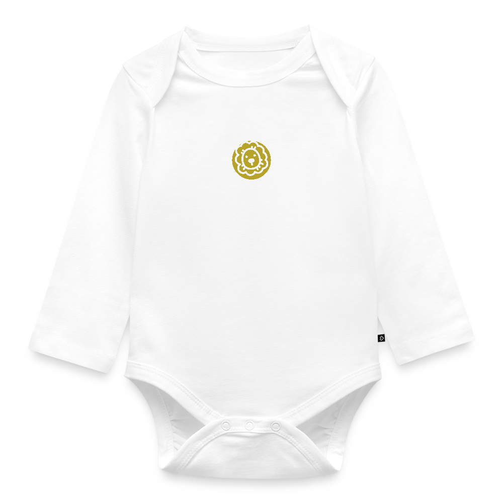Baby Bio-Langarm-Body - Weiß