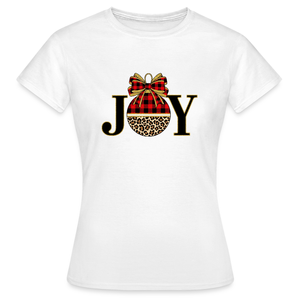 Frauen T-Shirt Crew Neck JOY - Weiß