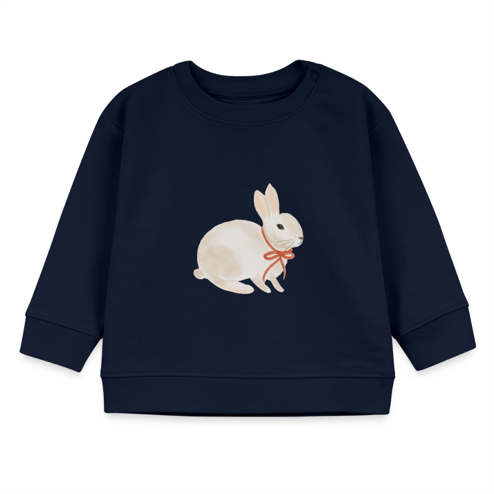 Bio-Sweatshirt Kaninchen - Navy