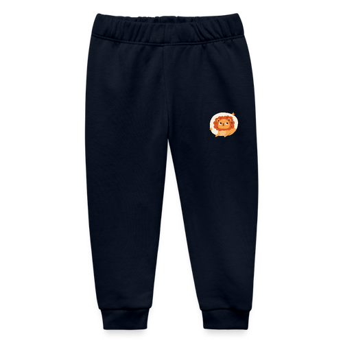 Baby Bio-Jogginghose Sternzeichen Löwe 02 - Navy