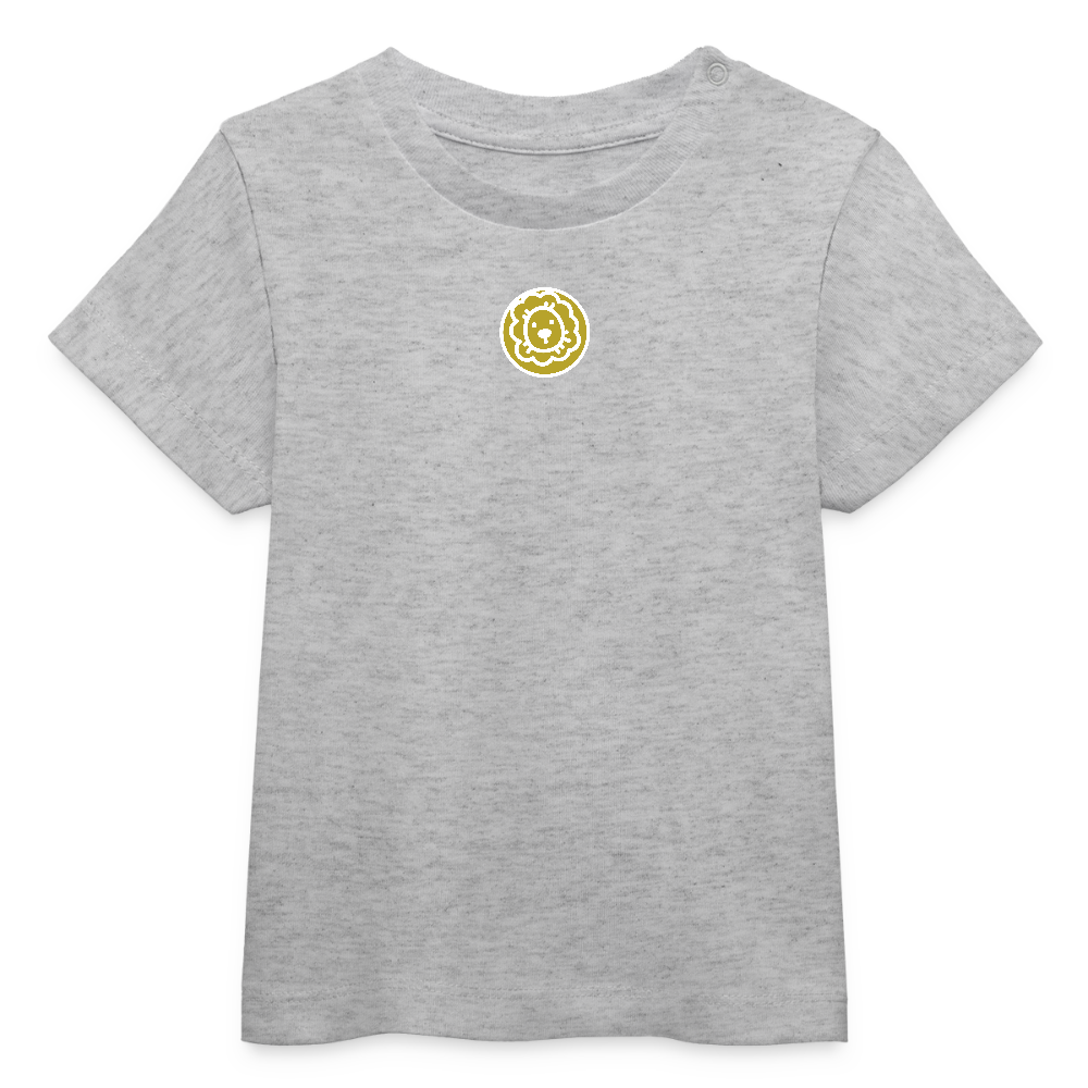 Baby Bio-T-Shirt Leo - Grau meliert