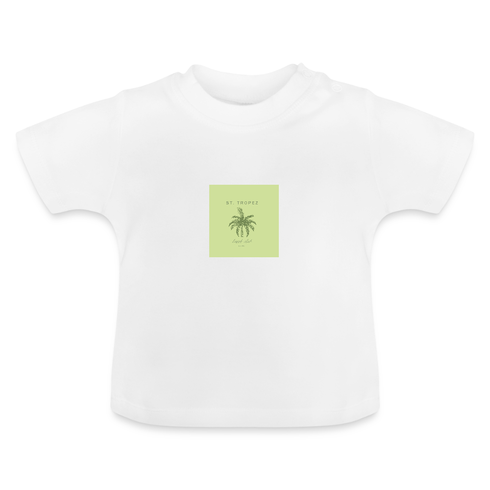 Baby T-Shirt St. Tropez Beachclub - Weiß