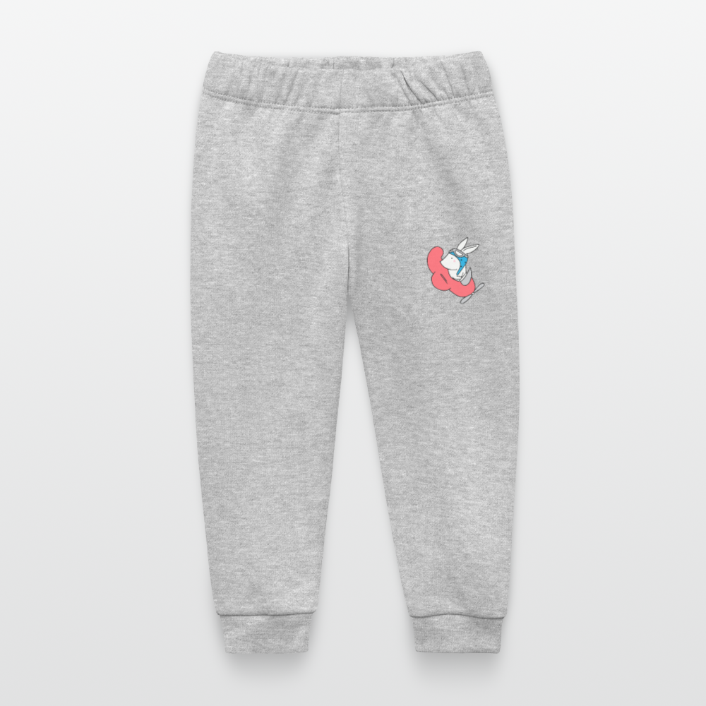 Baby Bio-Jogginghose - Grau meliert