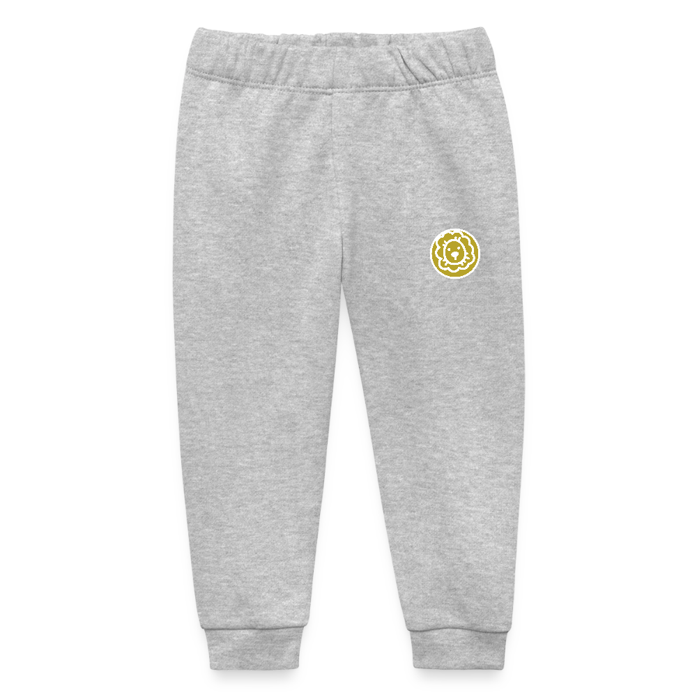 Baby Bio-Jogginghose Sternzeichen Löwe 01 - Grau meliert