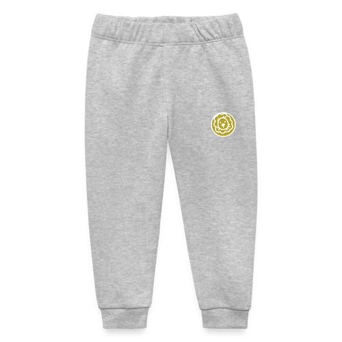 Baby Bio-Jogginghose Sternzeichen Löwe 01 - Grau meliert