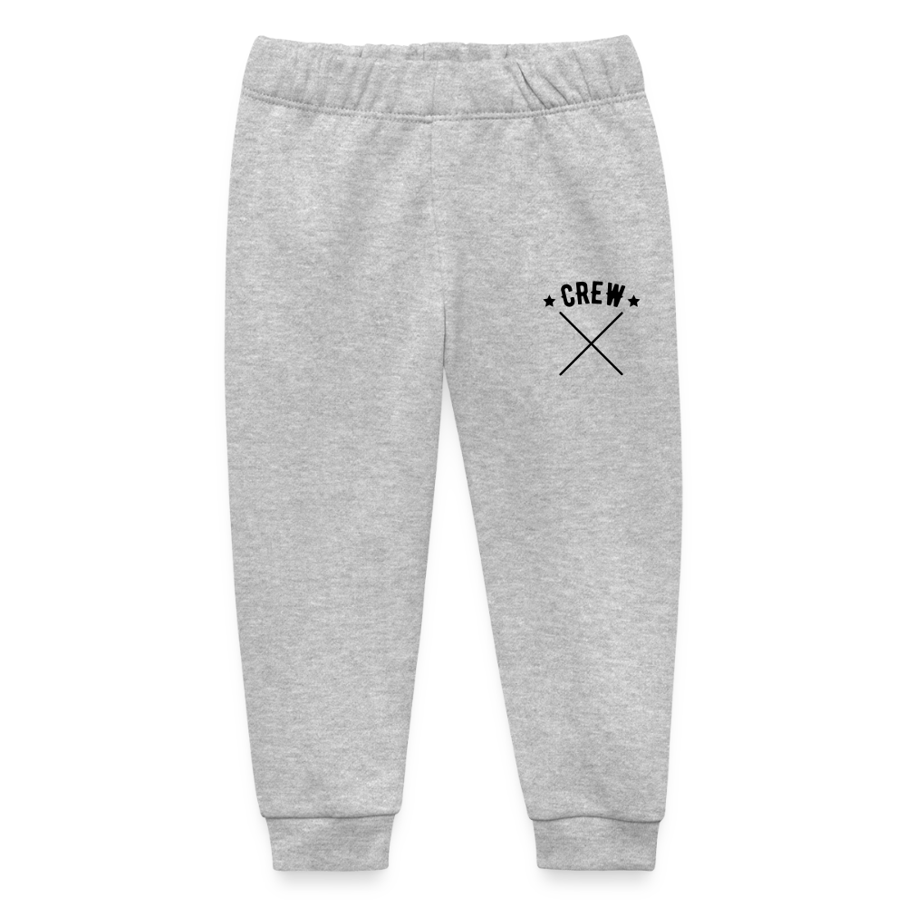 Baby Bio-Jogginghose CREW - Grau meliert