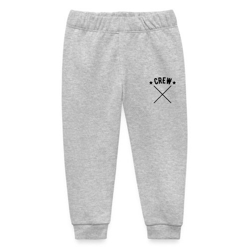 Baby Bio-Jogginghose CREW - Grau meliert