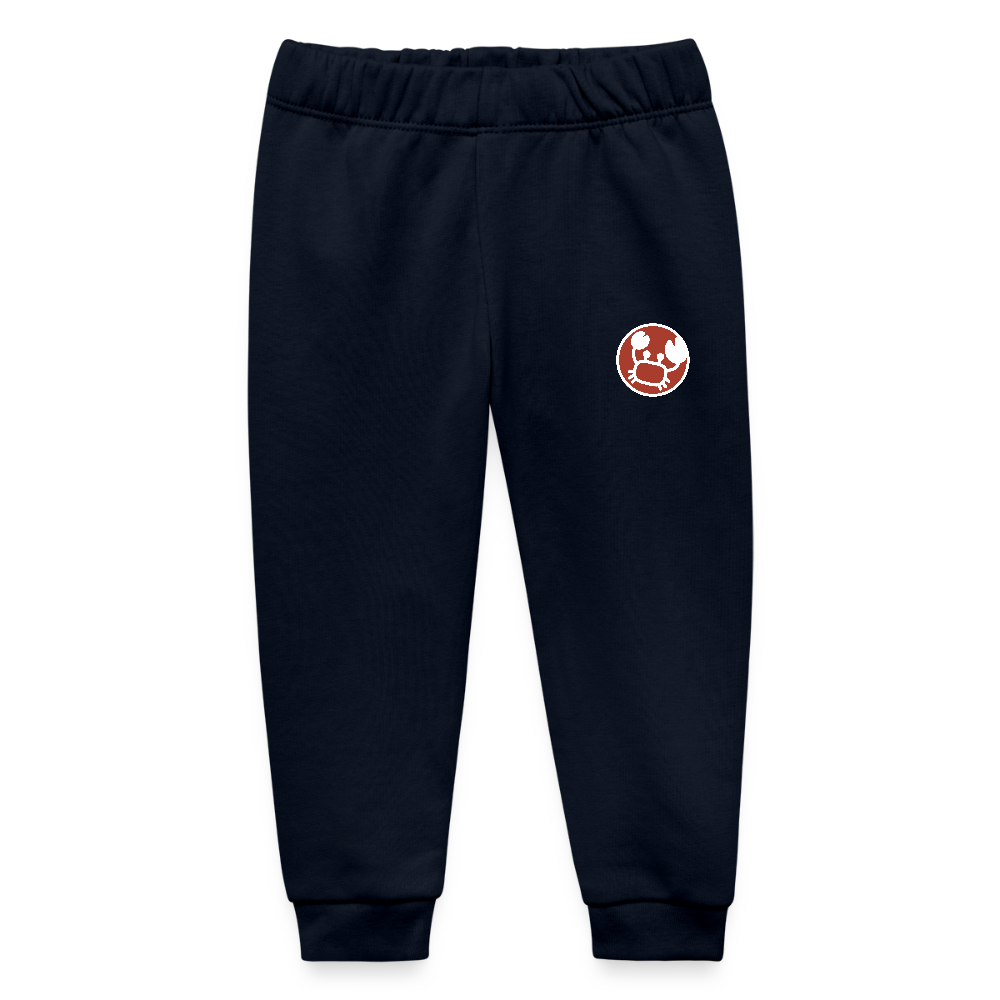 Baby Bio-Jogginghose Sternzeichen Krebs 01 - Navy