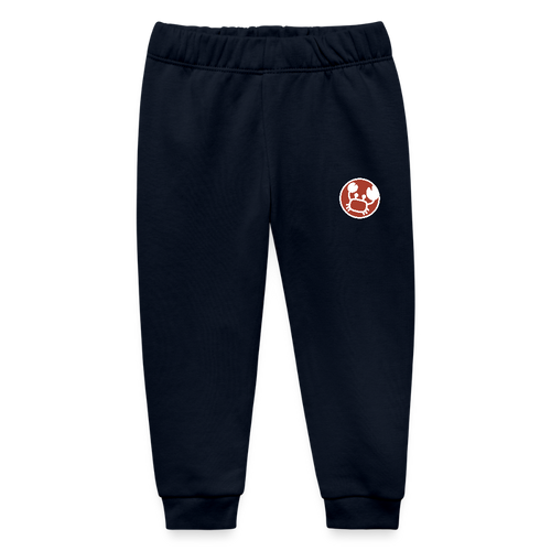 Baby Bio-Jogginghose Sternzeichen Krebs 01 - Navy