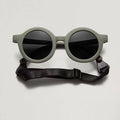 BabMocs, biegsame weiche Sonnenbrille für Baby, Khaki Grün