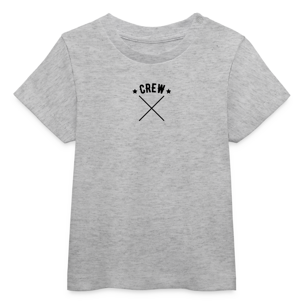 Baby Bio T-Shirt CREW - Grau meliert