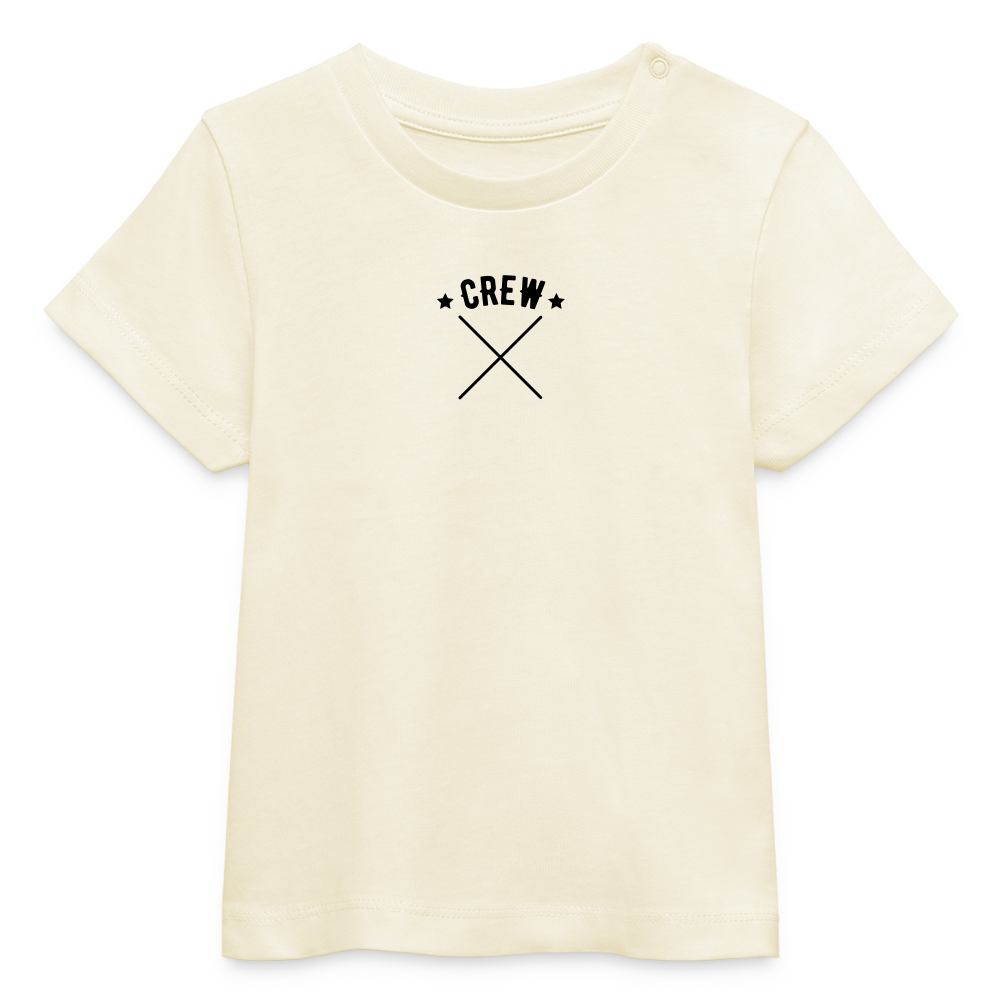 Baby Bio T-Shirt CREW - Weißgrau