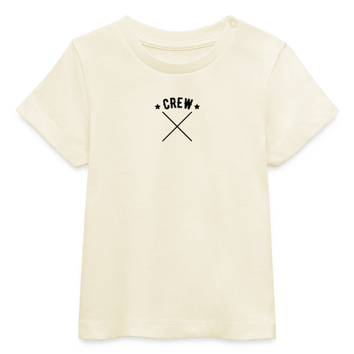 Baby Bio T-Shirt CREW - Weißgrau