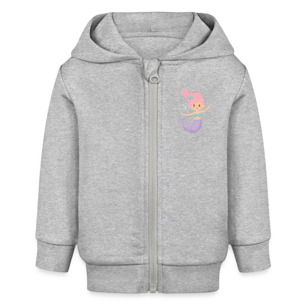 Baby Bio Zip Little Mermaid - Grau meliert