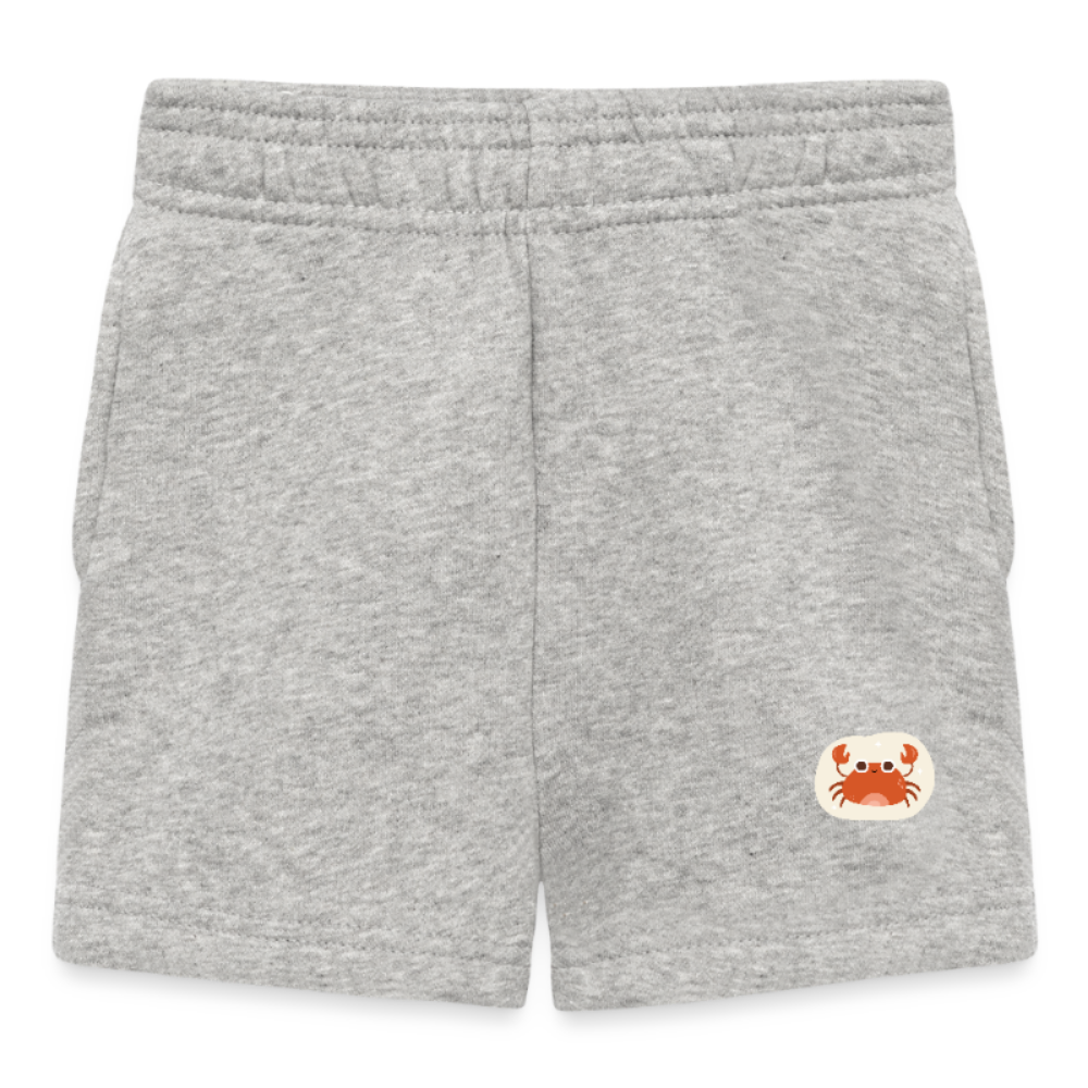 Baby Shorts - Sternzeichen Krebs 02a - Grau meliert