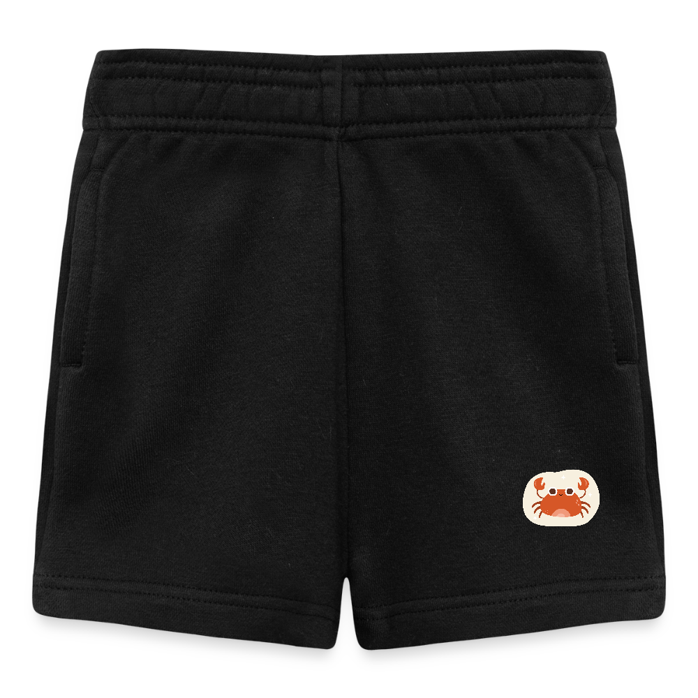 Baby Shorts - Sternzeichen Krebs 02a - Schwarz