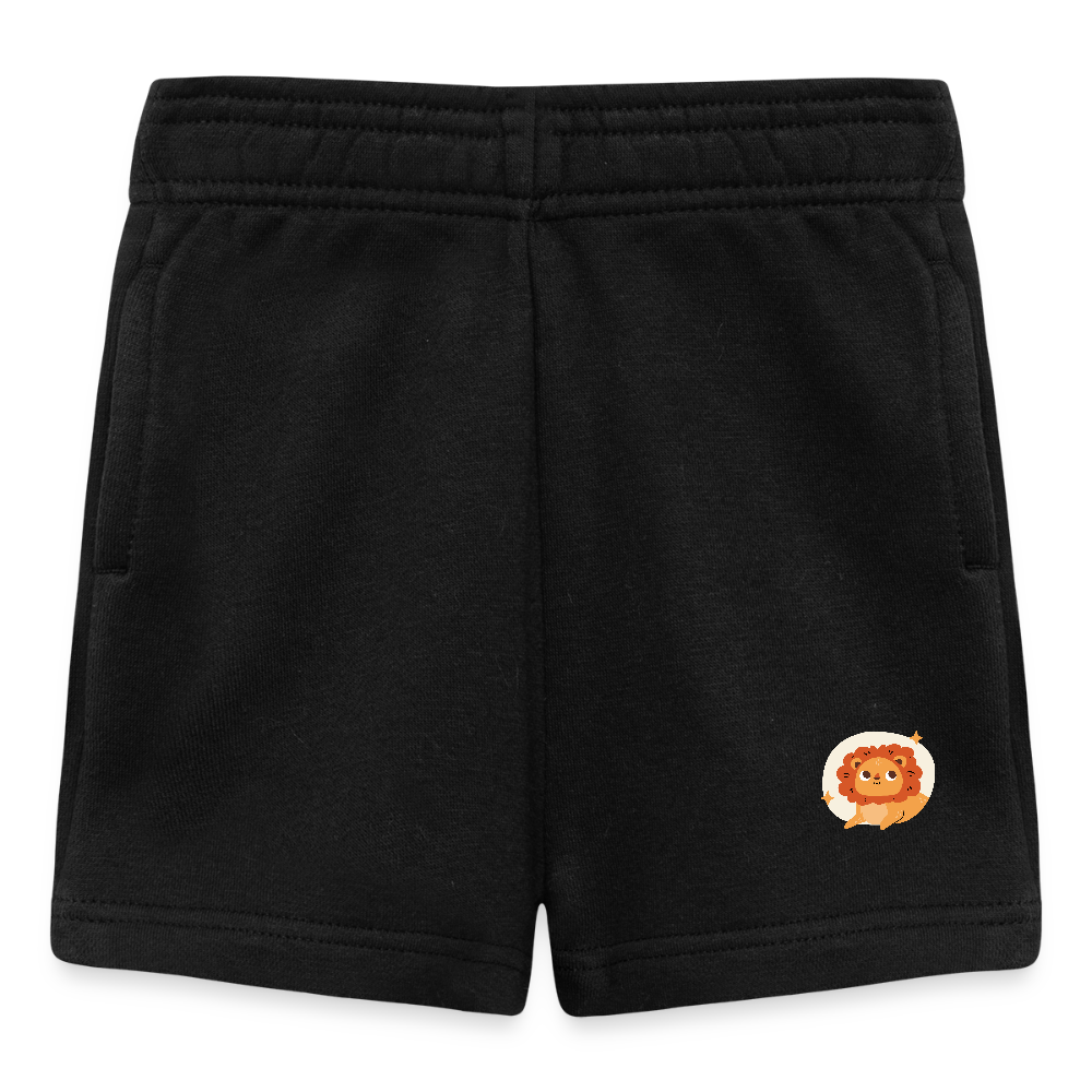 Baby Shorts - Sternzeichen Löwe 01a - Schwarz