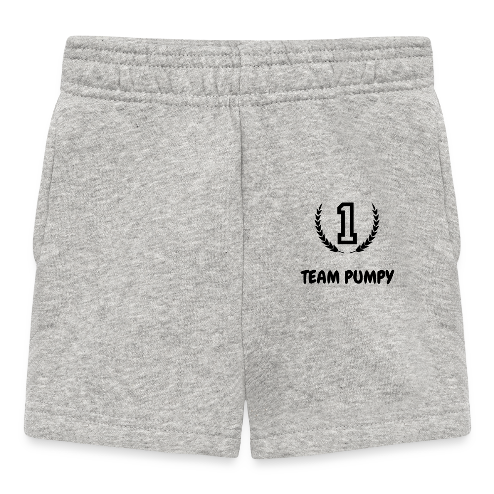 Baby Shorts Team Pumpy No. 1 - Grau meliert