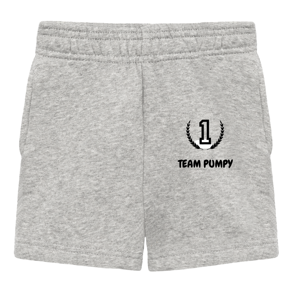 Baby Shorts Team Pumpy No. 1 - Grau meliert