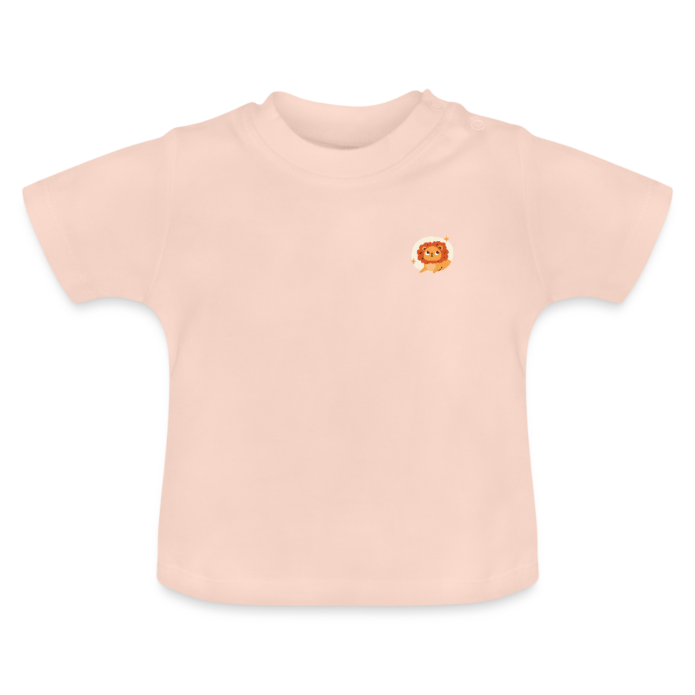 Baby T-Shirt Logo Löwe 02 - Kristallrosa