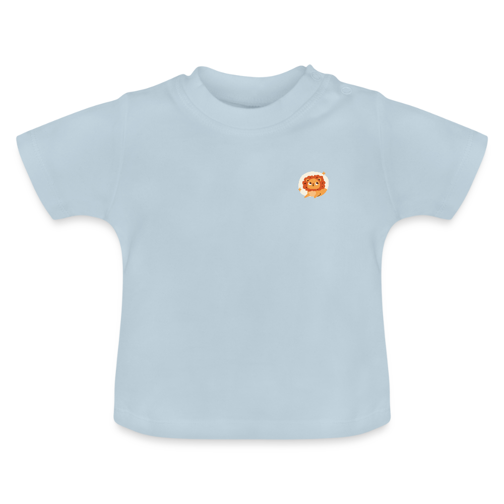 Baby T-Shirt  Logo Löwe_02 - Hellblau