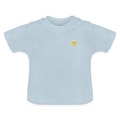 Baby T-Shirt Logo Sternzeichen Löwe - Hellblau