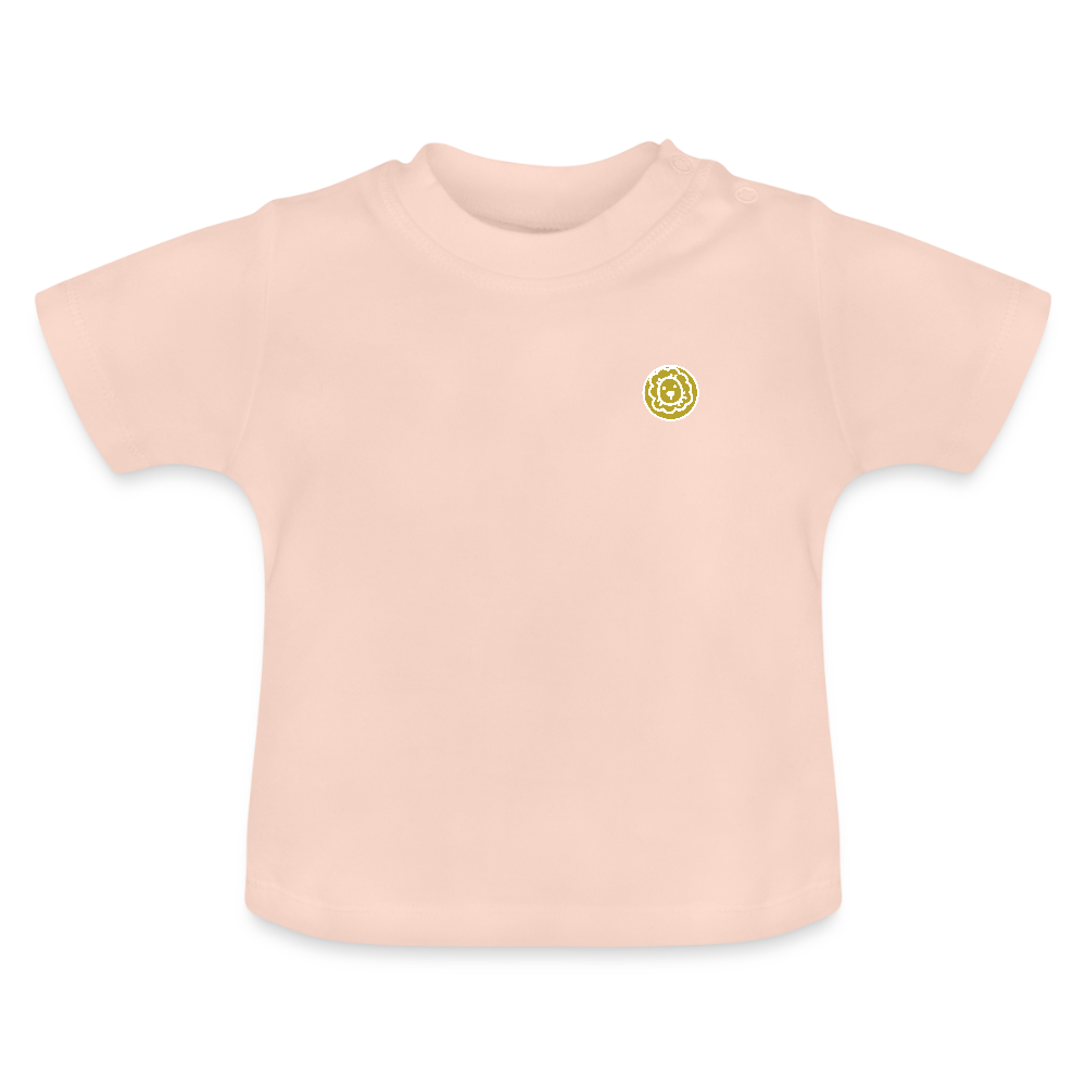 Baby T-Shirt Logo Sternzeichen Löwe - Kristallrosa