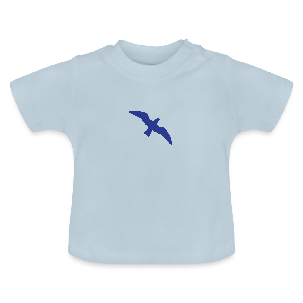 Baby T-Shirt Möwe - Hellblau