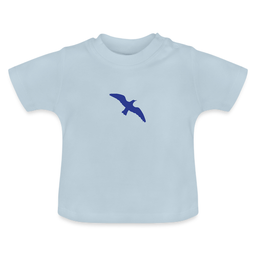Baby T-Shirt Möwe - Hellblau