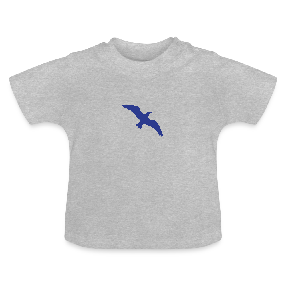Baby T-Shirt Möwe - Grau meliert