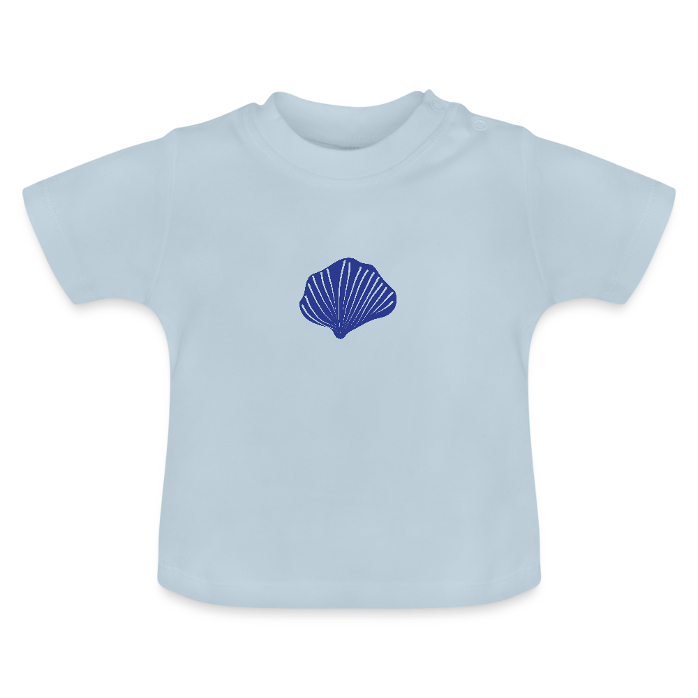 Baby T-Shirt Muschel - Hellblau